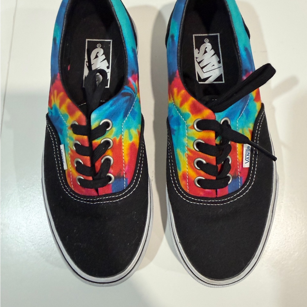 Vans Kids Black Tie-Dye Sneakers
